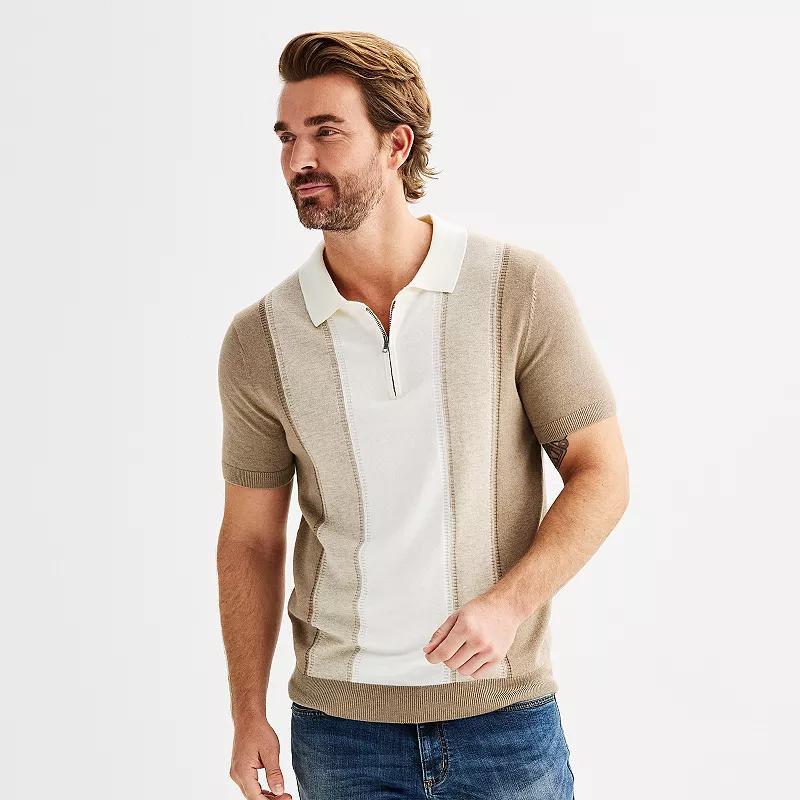 Mens Apt. 9 Quarter-Zip Sweater Polo Product Image