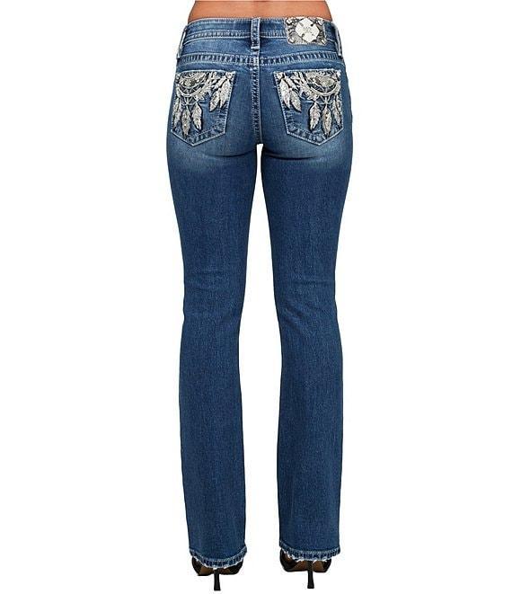 Miss Me Drmcthr Mr Slim Boot Cut Jeans Product Image