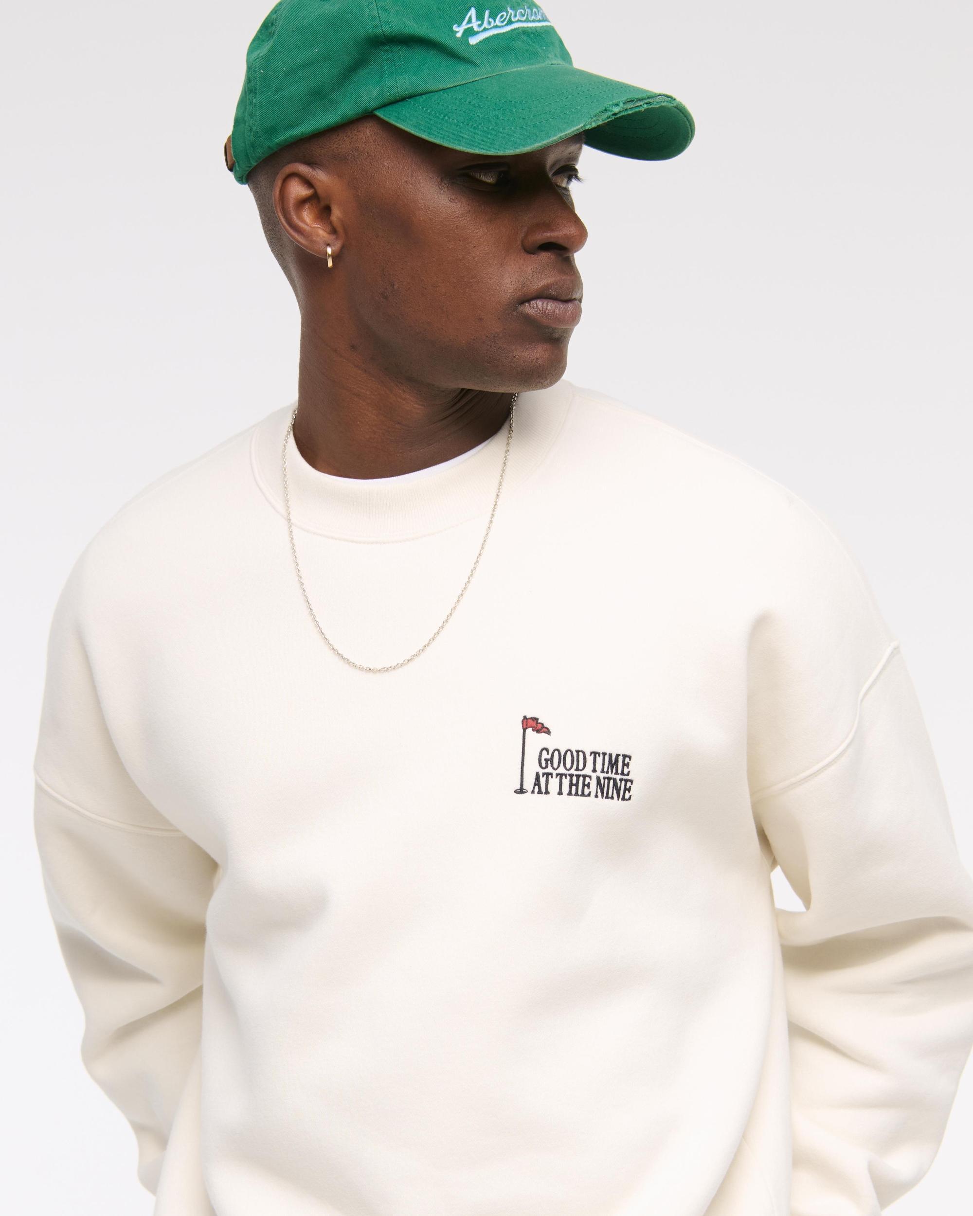 Golf Graphic Crew Sweatshirt Product Image