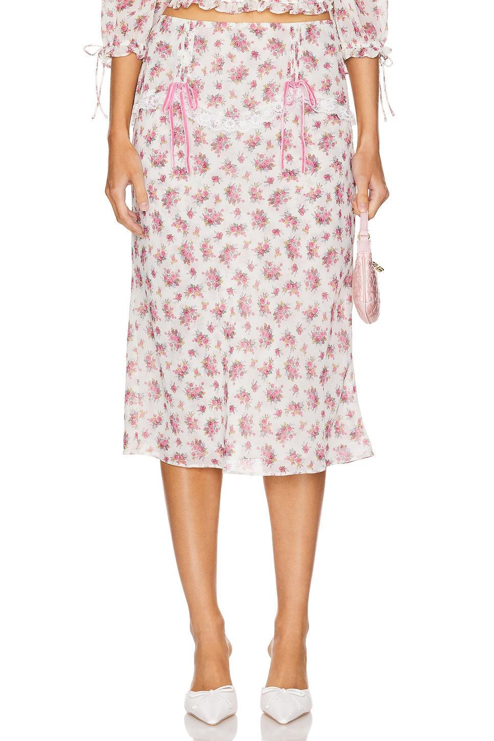 Etienne Midi Skirt For Love & Lemons Product Image