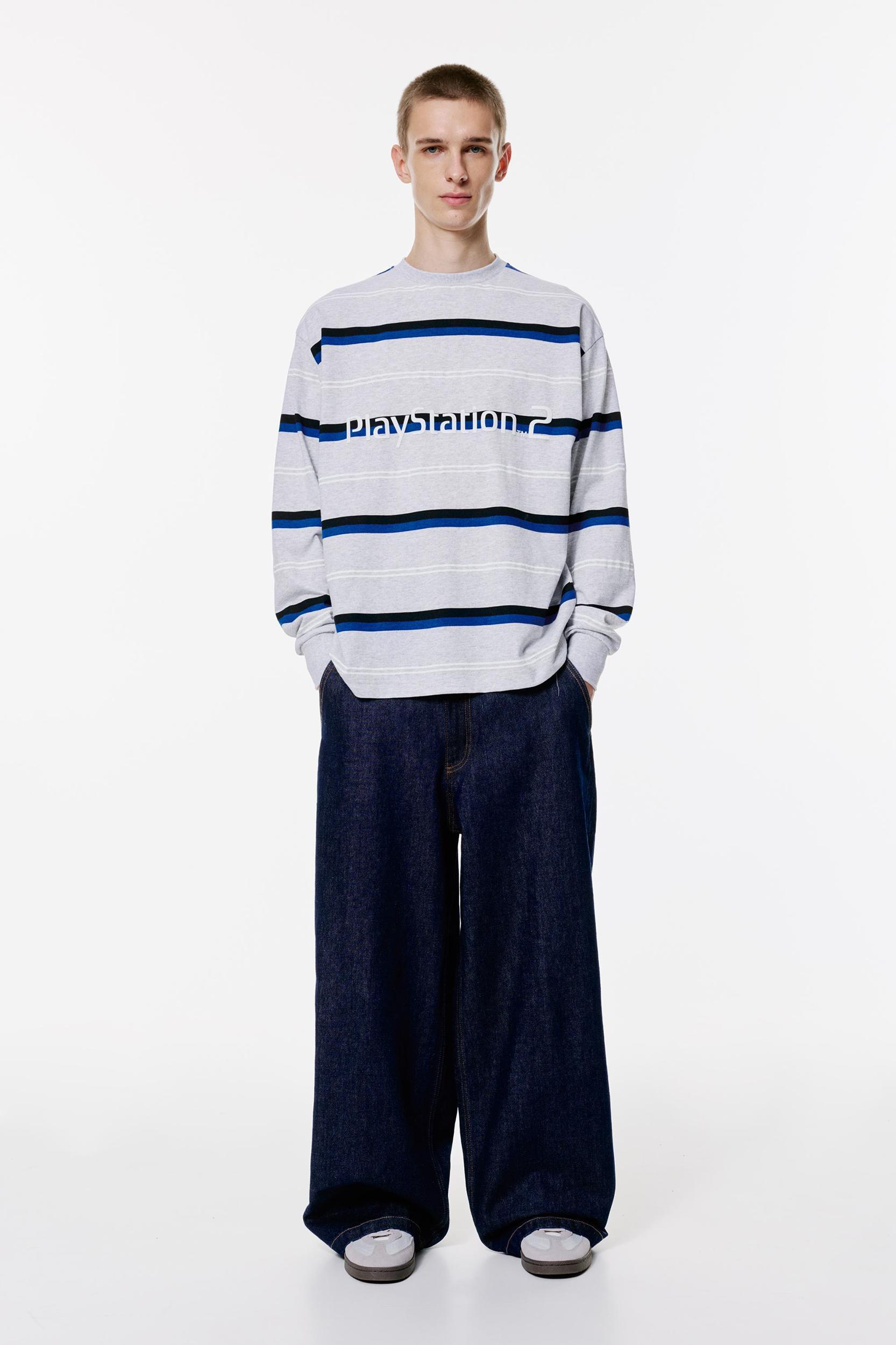 Striped PlayStation x STWD T-shirt Product Image