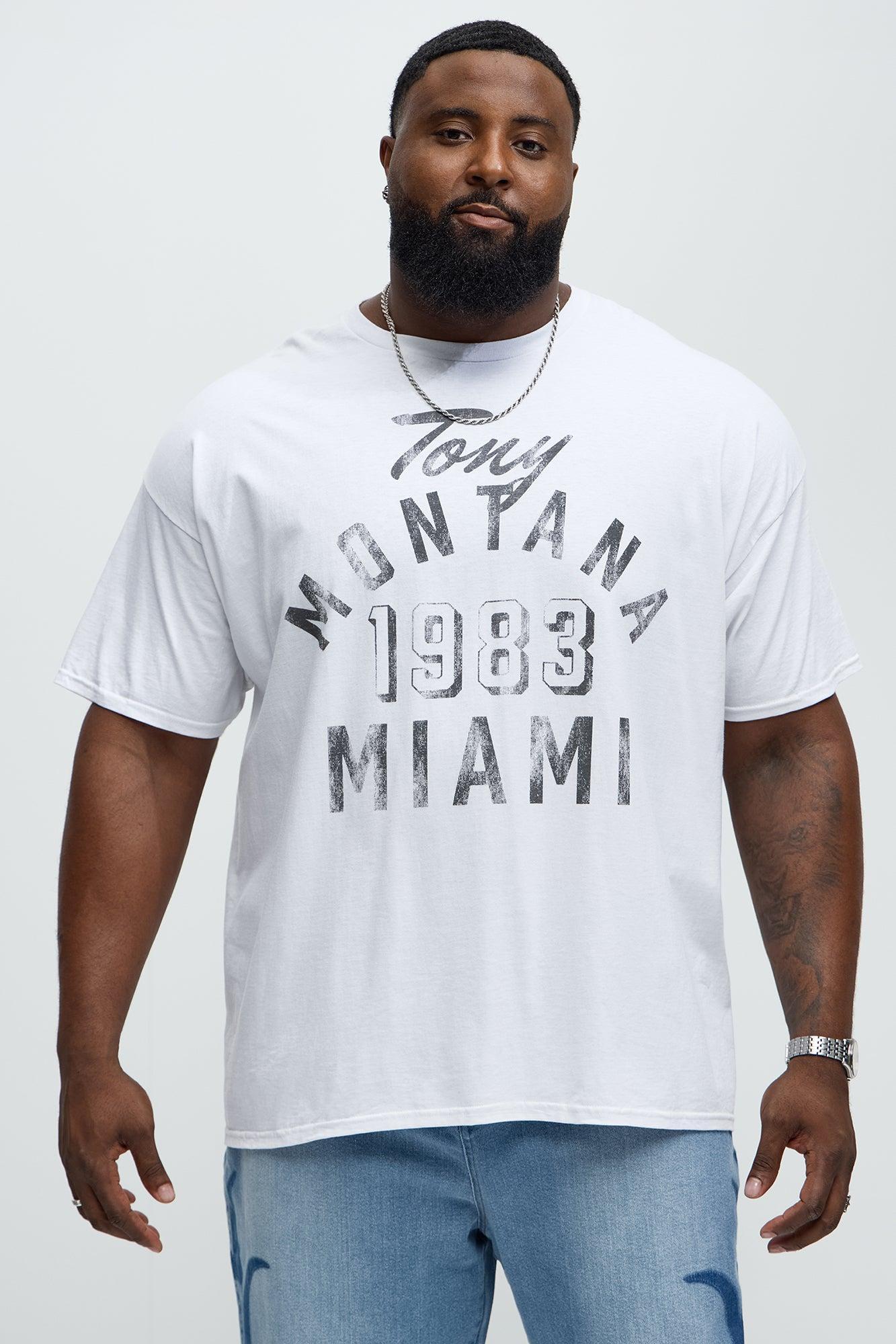 Scarface 1983 Miami Short Sleeve Tee - White Product Image