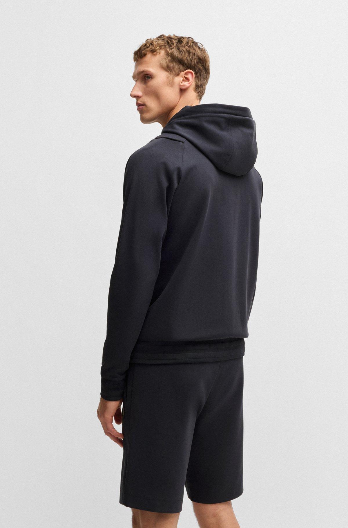 Zip-up hoodie with Double B monogram Product Image