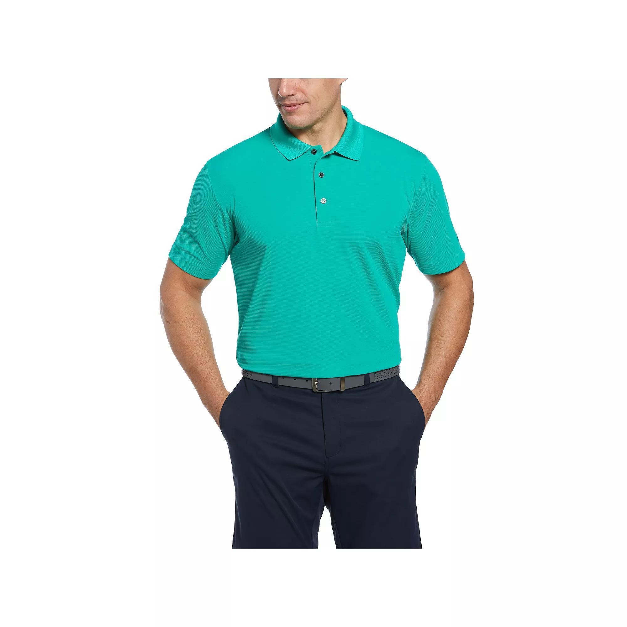 Men's Grand Slam Classic-Fit Solid Golf Polo, Size: Large, Deep Green Product Image