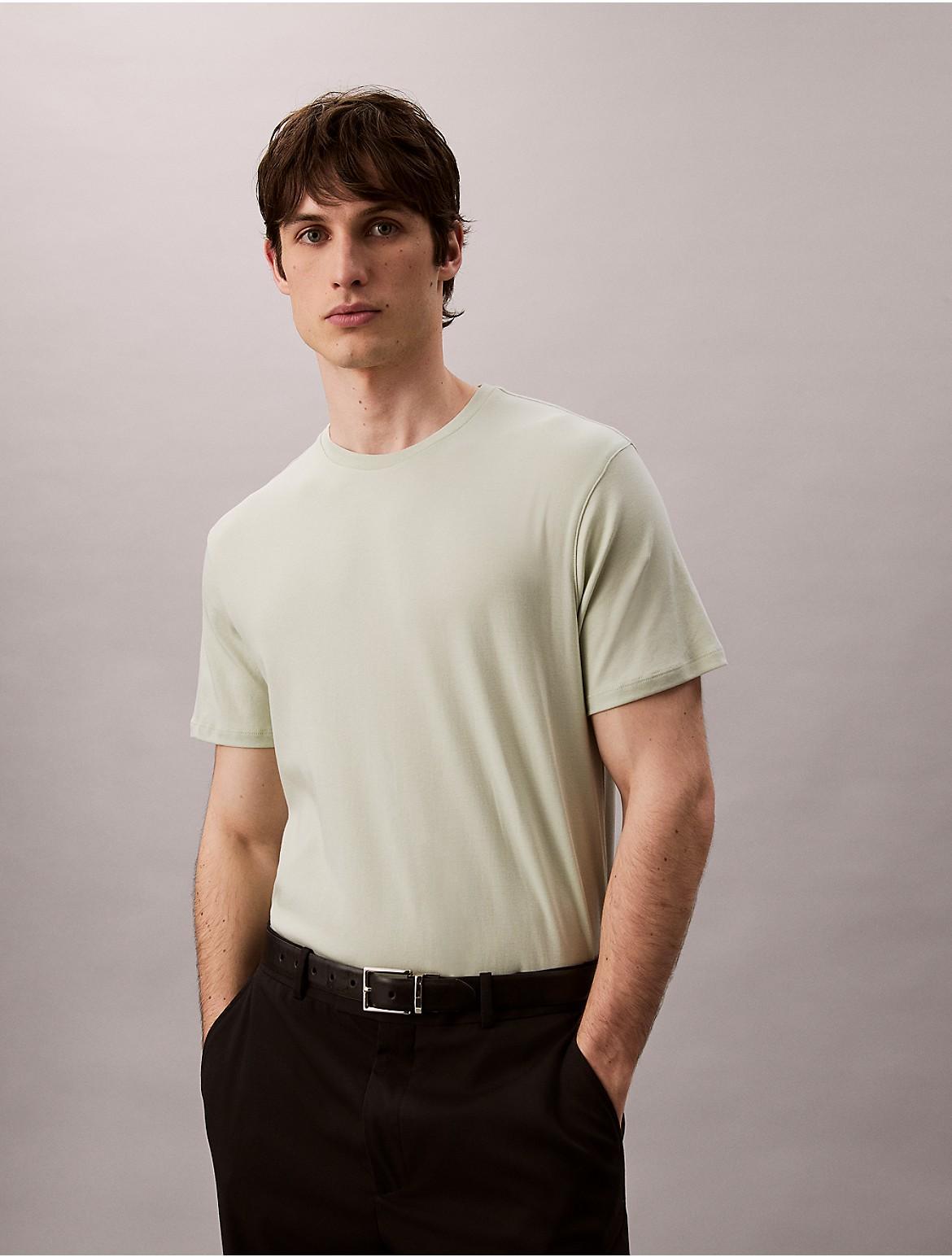 Calvin Klein Mens Supima Cotton Crewneck T-Shirt - Red Product Image