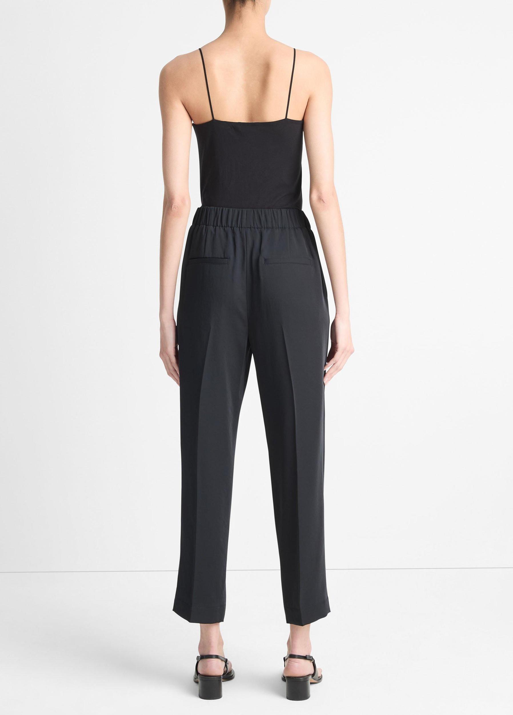 Womens Mid-Rise Tapered Pull-On Pant, Coastal Blue, Size L Vince Product Image