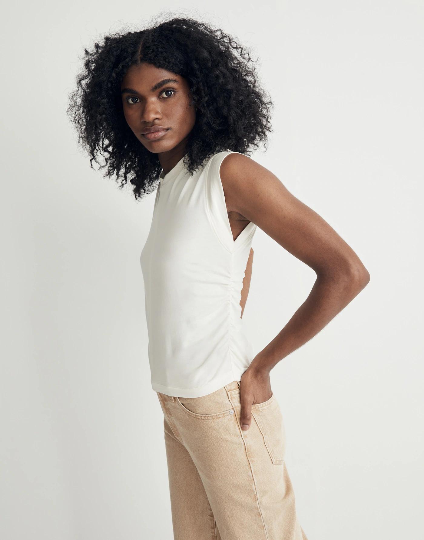 Side-Cinch Muscle Tee Product Image