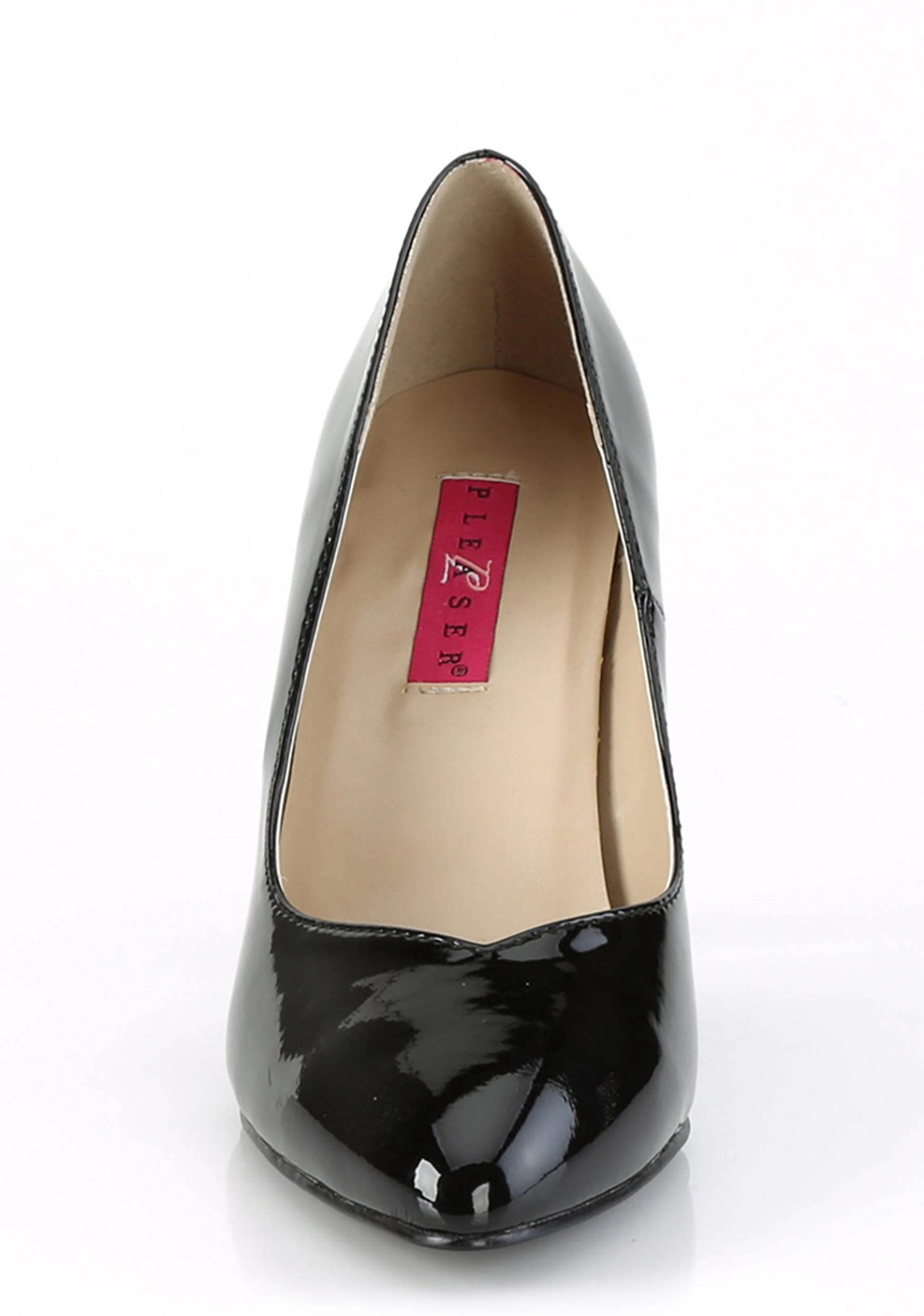 Pleaser Dream-420 Pointed Toe Heels Patent - Black Product Image