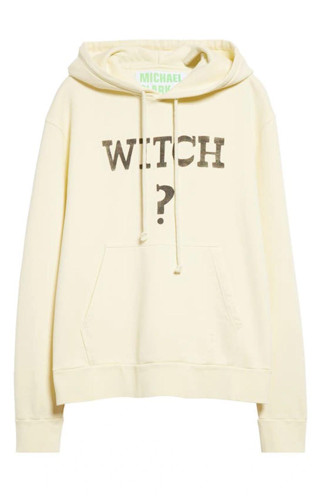 JW ANDERSON Slogan-print Cotton Hoodie In Neutrals Product Image