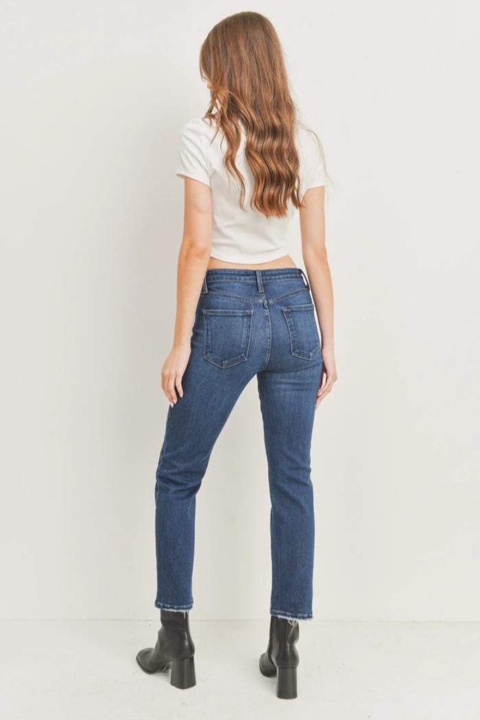 Hem Distressed Slim Straight Product Image
