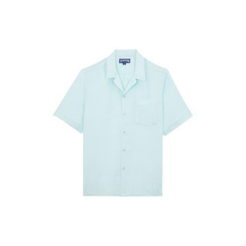 Mens Mineral Dye Linen Shirt Product Image