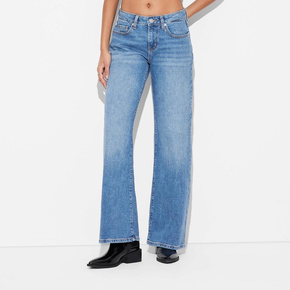 Women's Low-Rise Baggy Jeans - Wild Fable™ Product Image