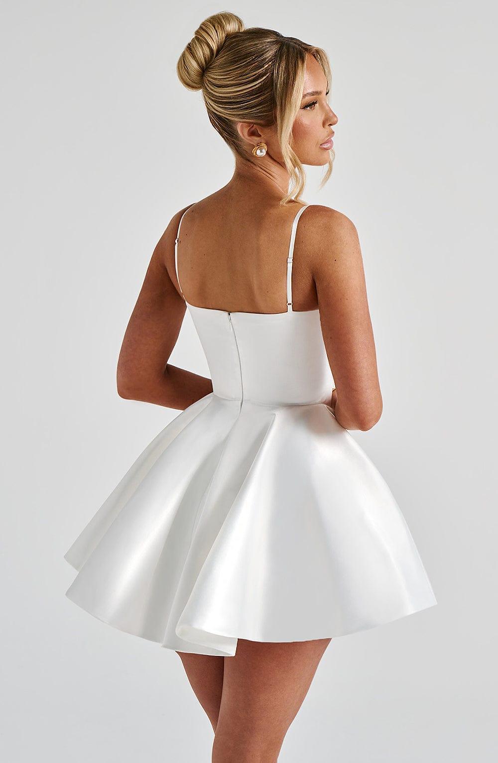Poppy Mini Dress - Ivory Product Image