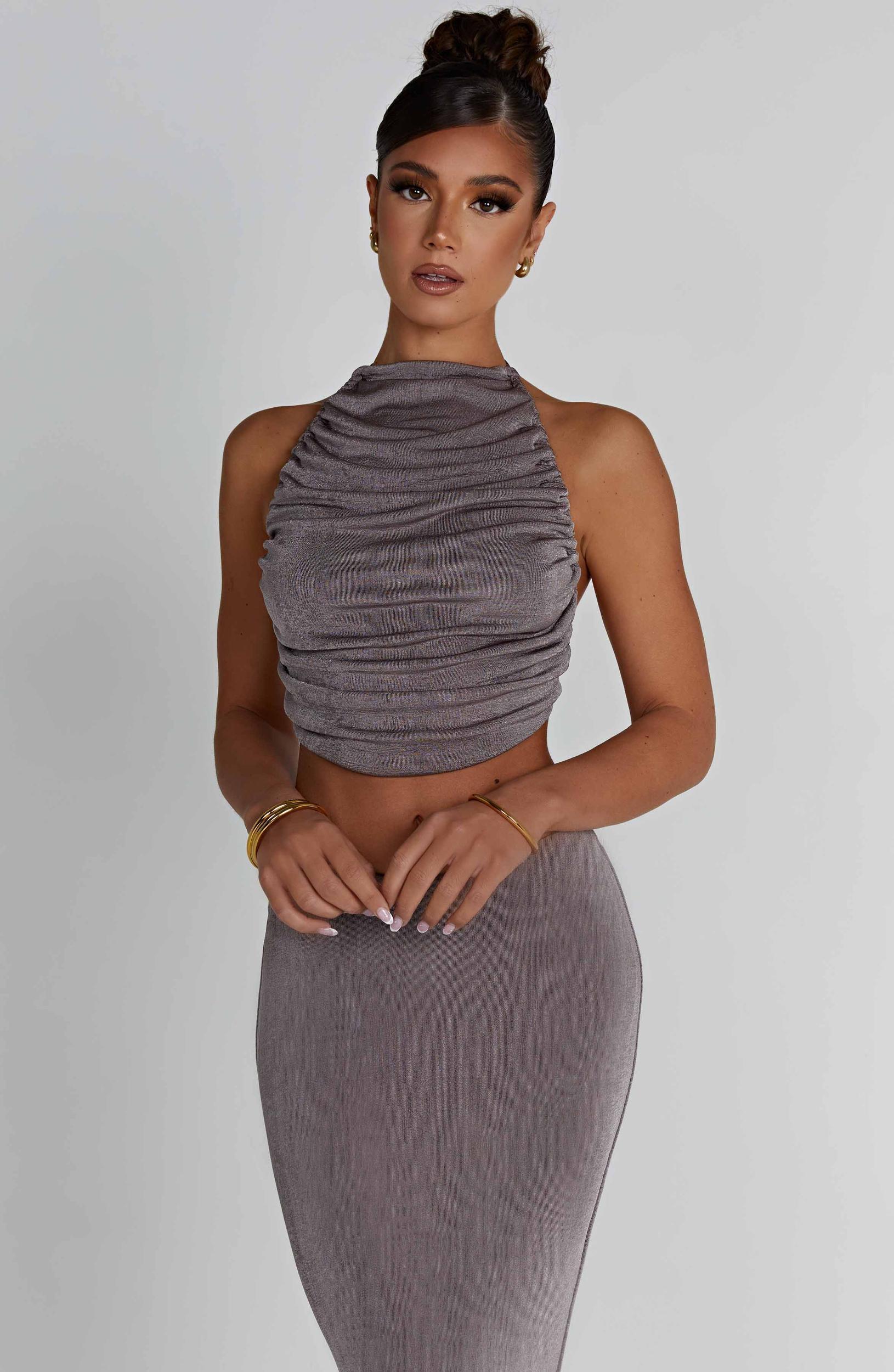 Fifi Top - Charcoal Product Image