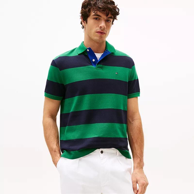 Men's Tommy Hilfiger Contrast Polo Shirt, Size: Small, Red Product Image