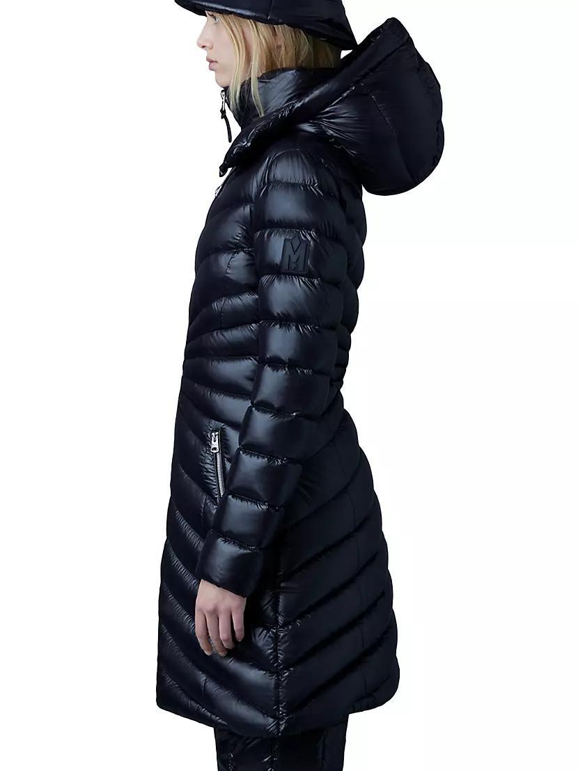 Camea Lustrous Lightweight Down Coat Product Image