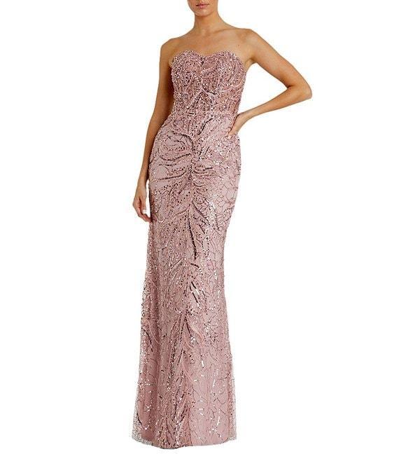 Mac Duggal Embellished Sweetheart Neck Strapless Sleeveless Gown Product Image