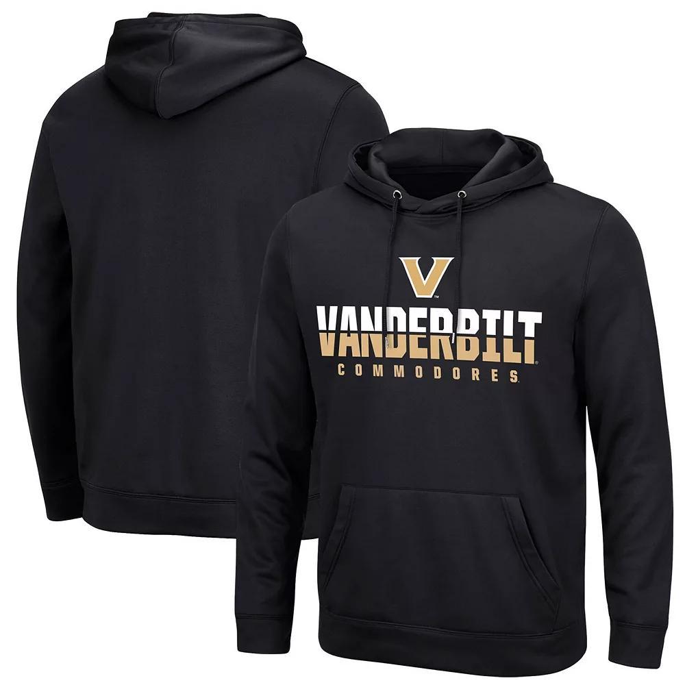 Men's Colosseum Black Vanderbilt Commodores Lantern Pullover Hoodie, Size: XL Product Image