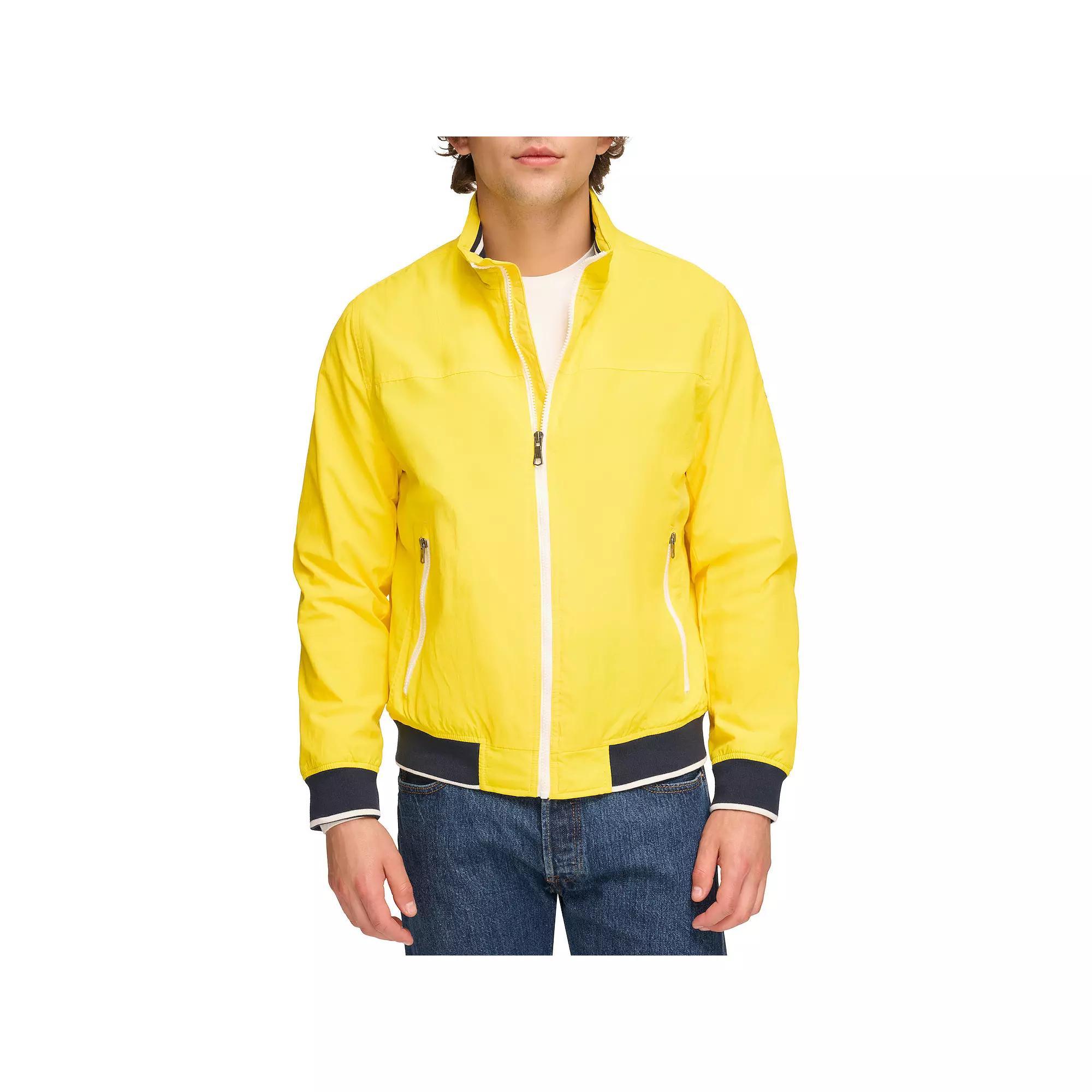 Mens Tommy Hilfiger Stand Collar Jacket Green Product Image