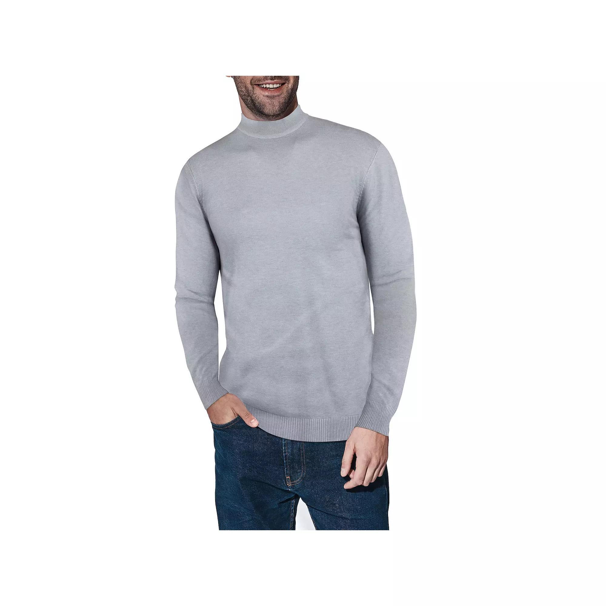 Men's Xray Regular-Fit Mockneck Sweater, Size: 3XL, Brown Product Image