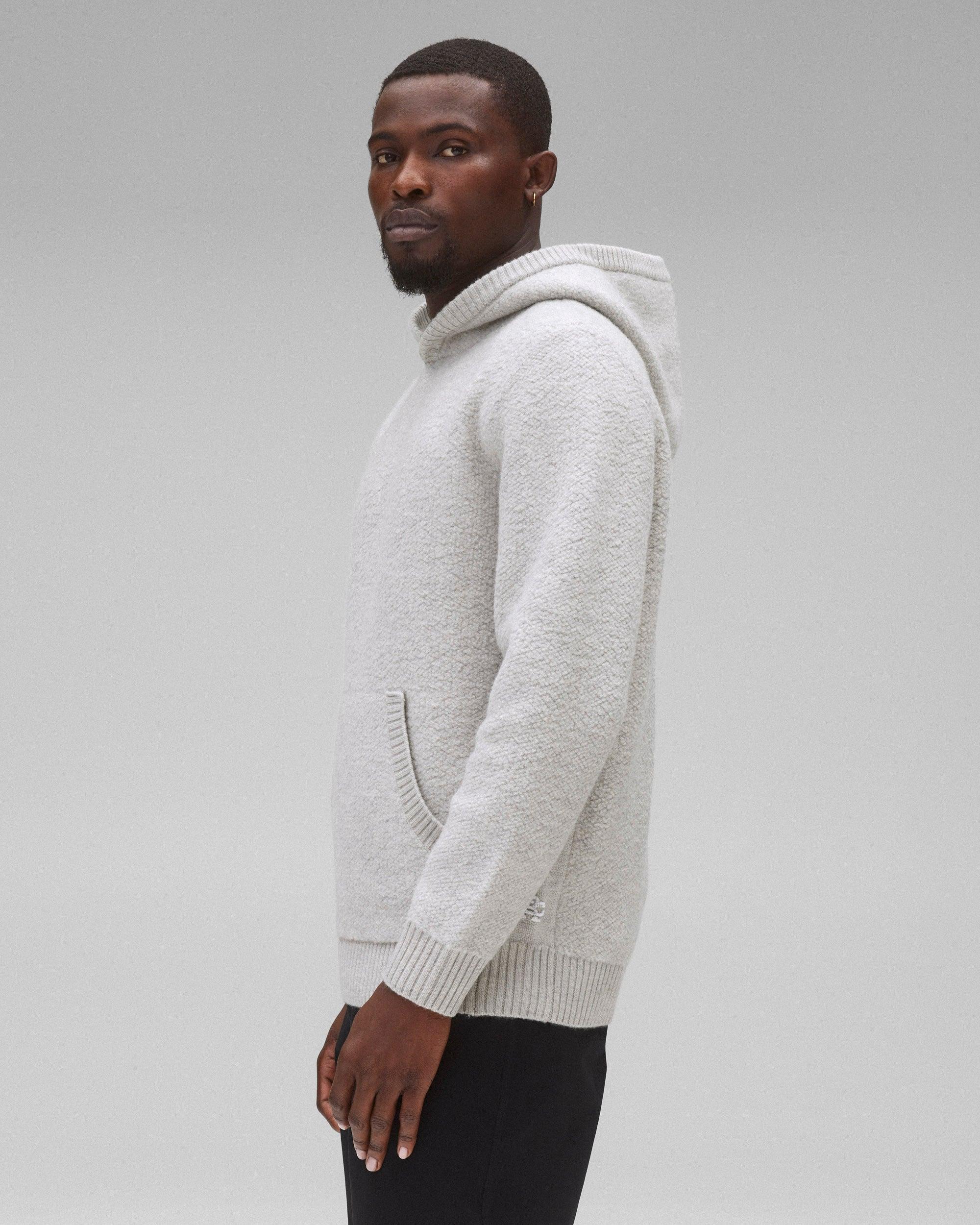 Textured Boucle Turf Hoodie Male Product Image