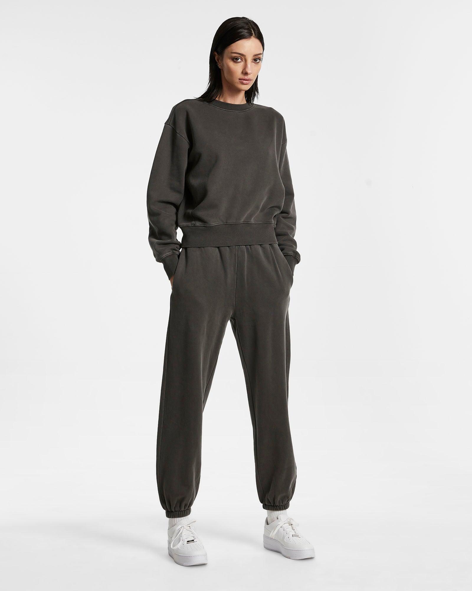 3 X 4 KLASSIC CREW CHARCOAL Female Product Image