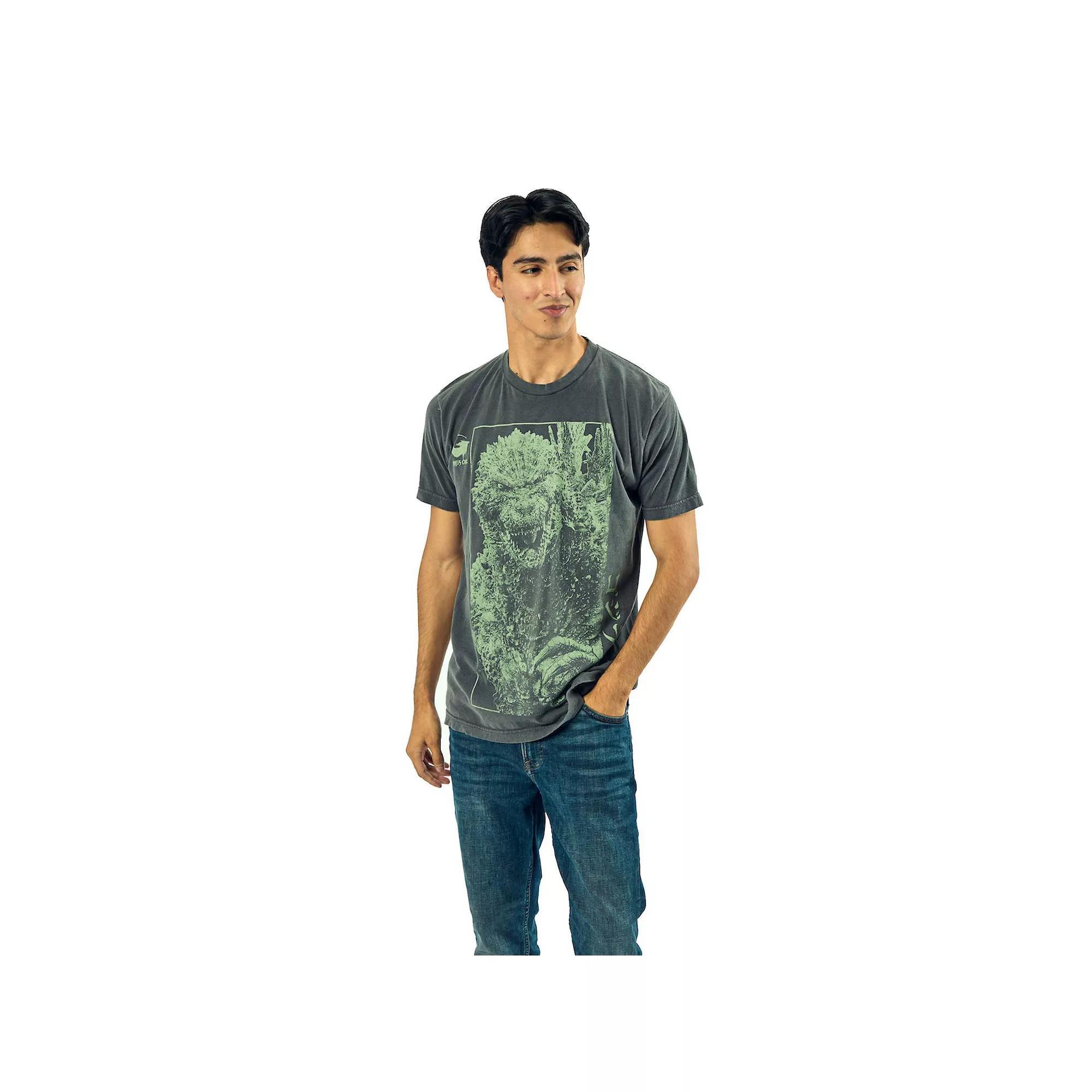 Men's Godzilla Oversized Godzilla Short Sleeve Graphic T-Shirt, Size: XXL, Black Product Image