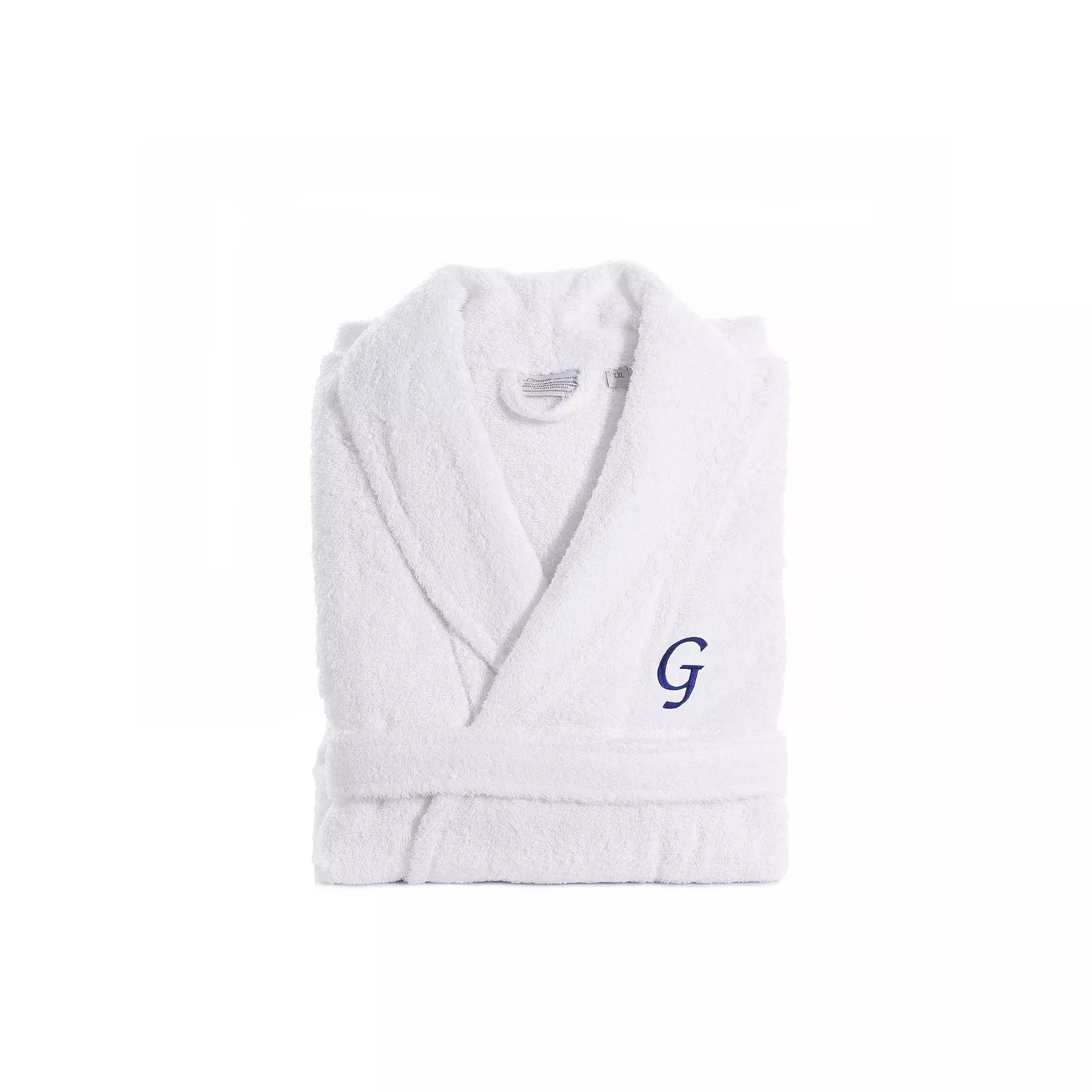 Linum Home Textiles Turkish Cotton Personalized Unisex Embroidered Terry Bathrobe, Women's, Size: Small/Medium Product Image
