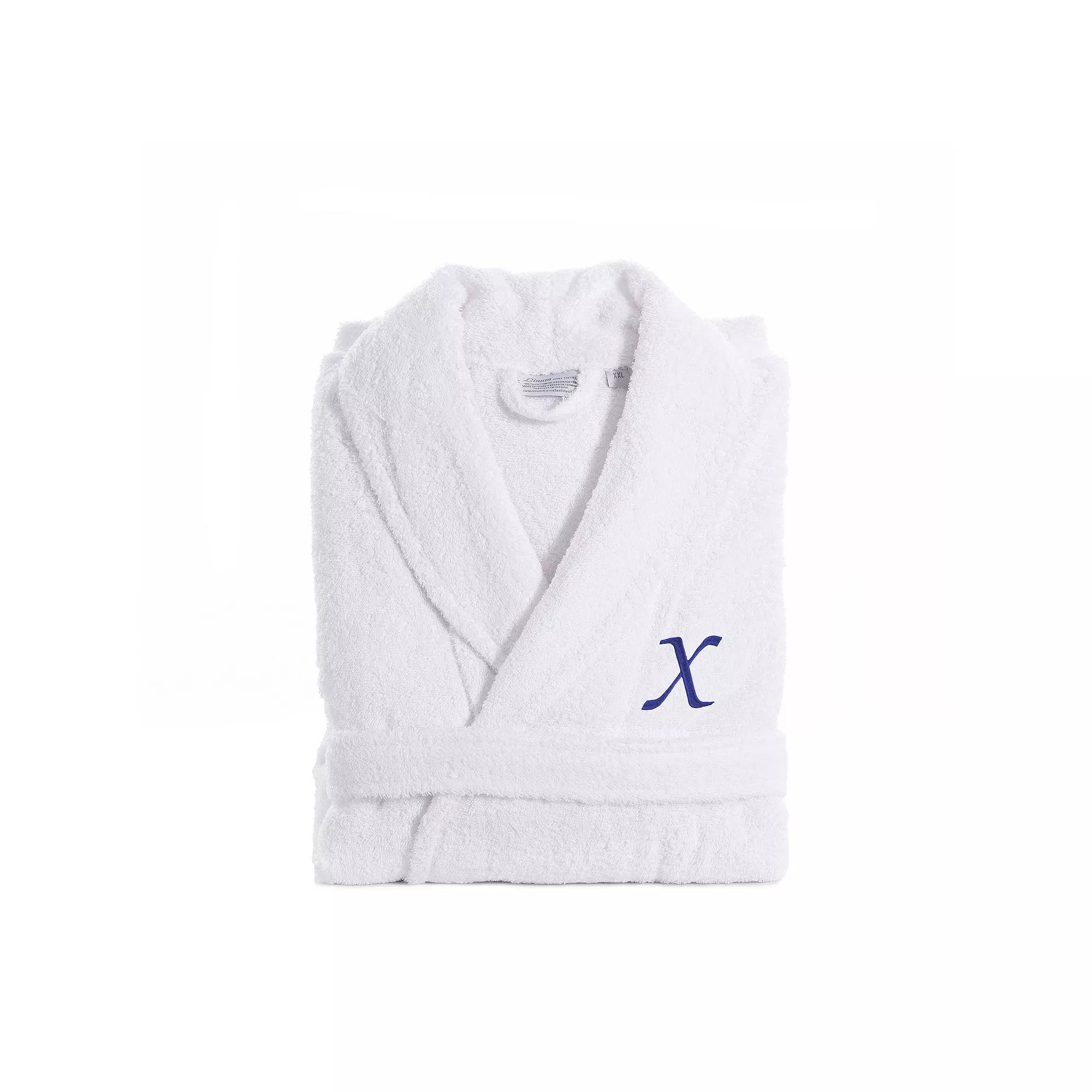 Linum Home Textiles Turkish Cotton Personalized Unisex Embroidered Terry Bathrobe, Women's, Size: Small/Medium Product Image