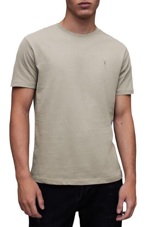 AllSaints Brace Short Sleeve Crew (Smokey Grey) Men's Clothing Product Image