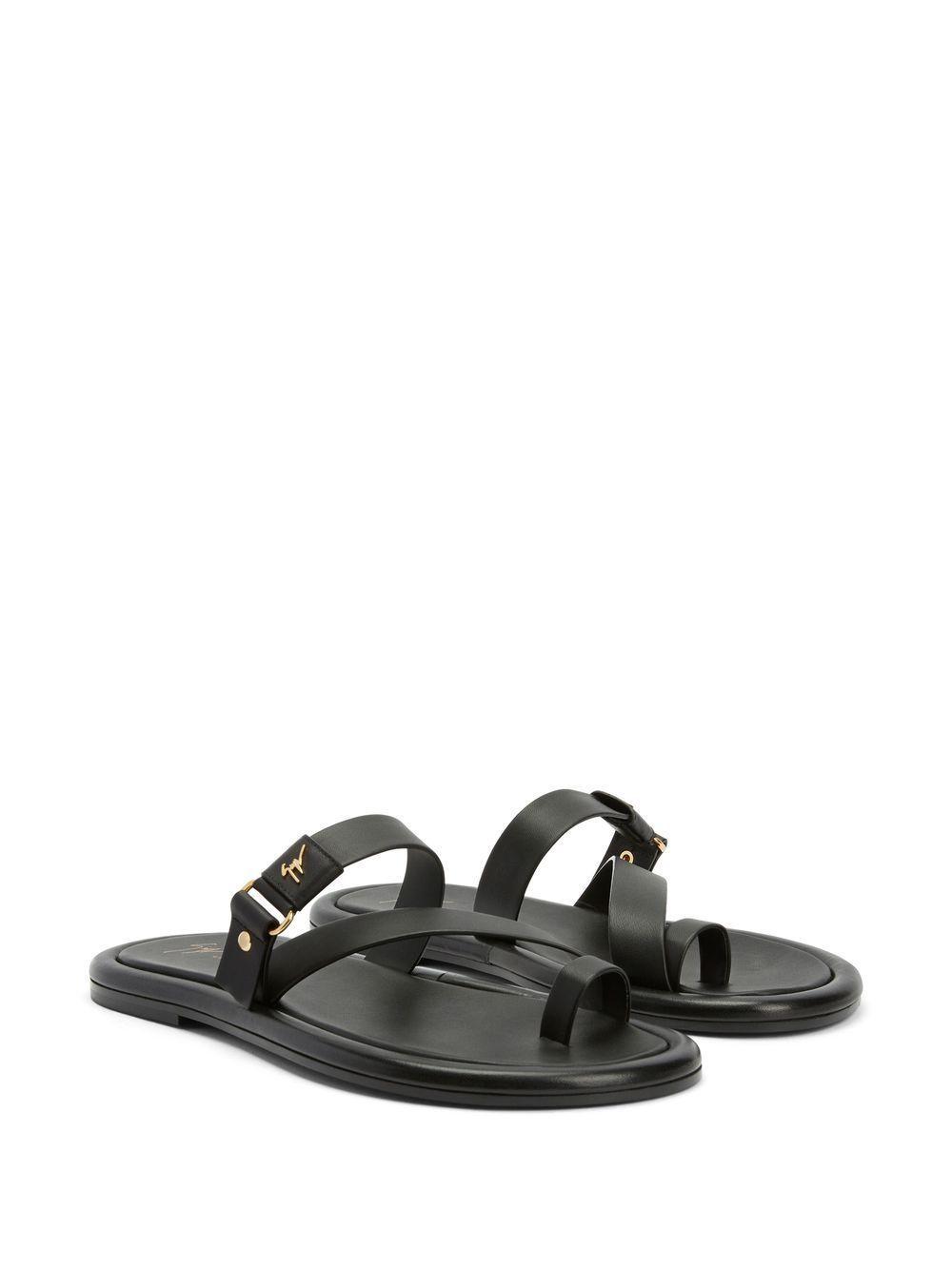 logo-plaque sandals Product Image