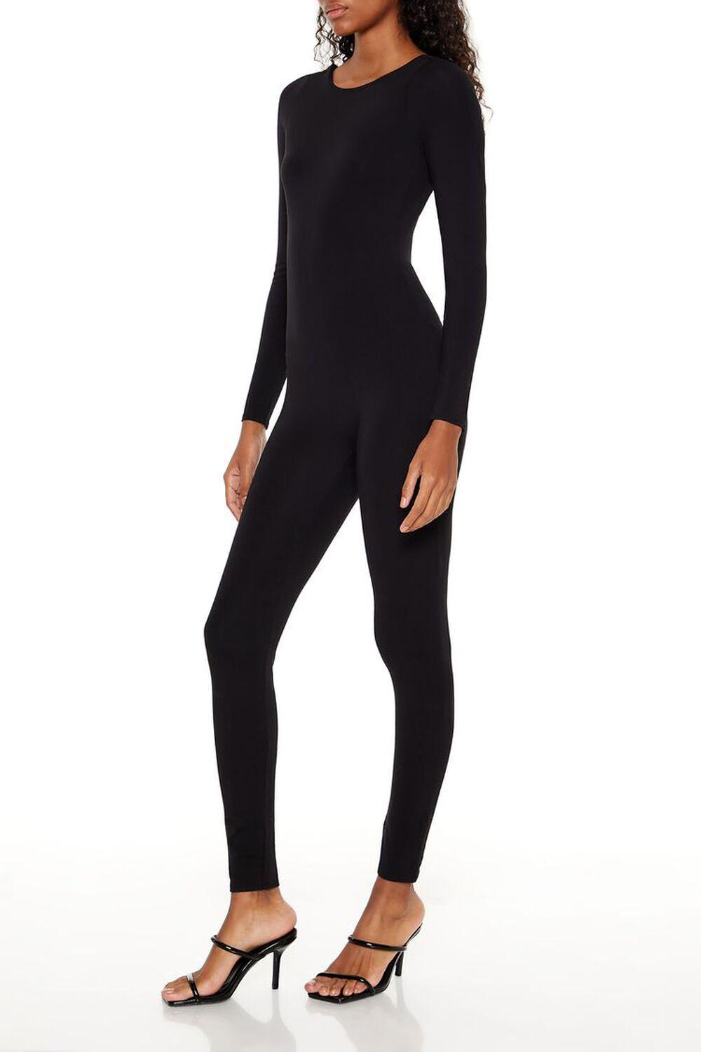 Fitted Open-Back Jumpsuit | Forever 21 Product Image