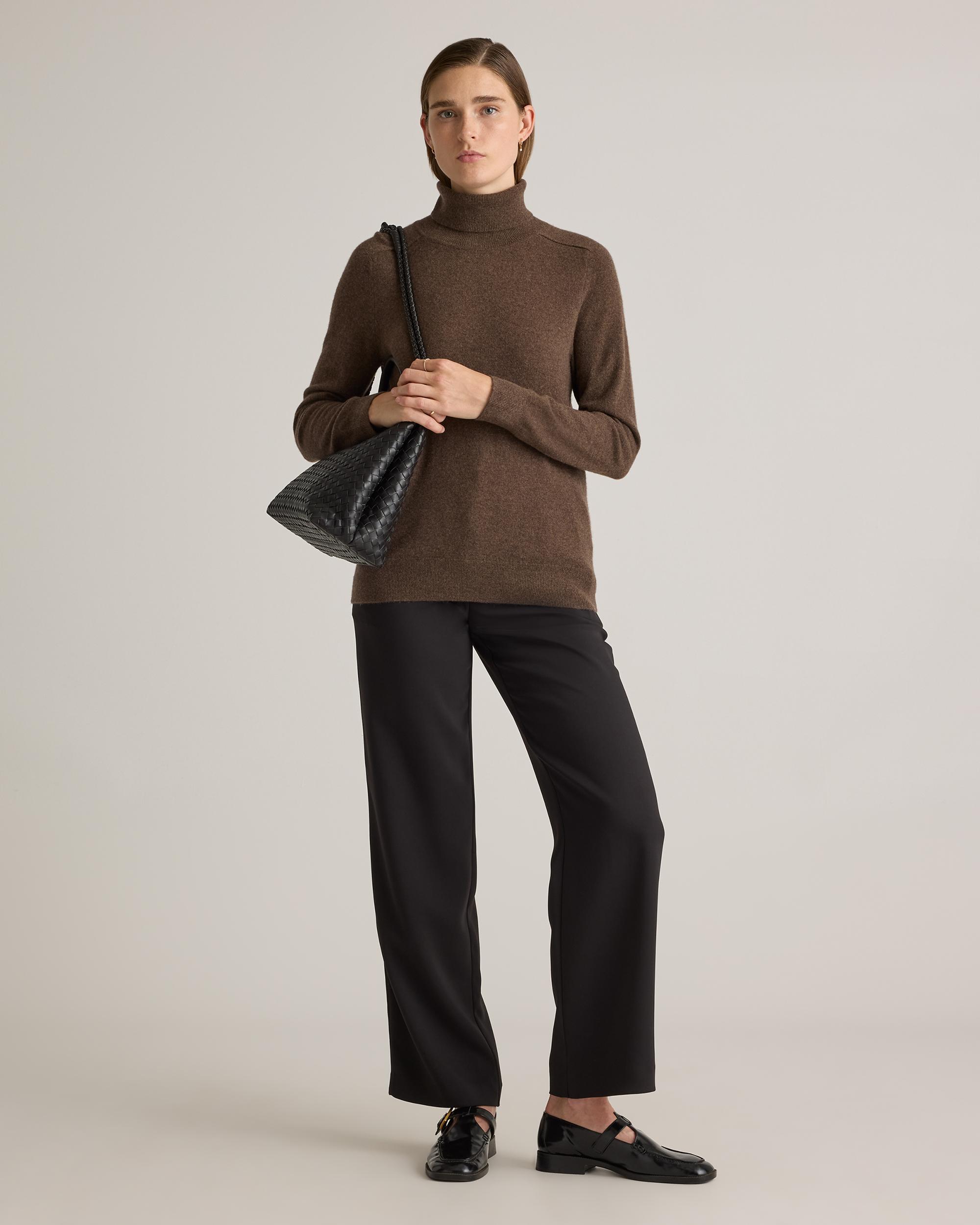 Quince | Women's Mongolian Cashmere Turtleneck Sweater Product Image