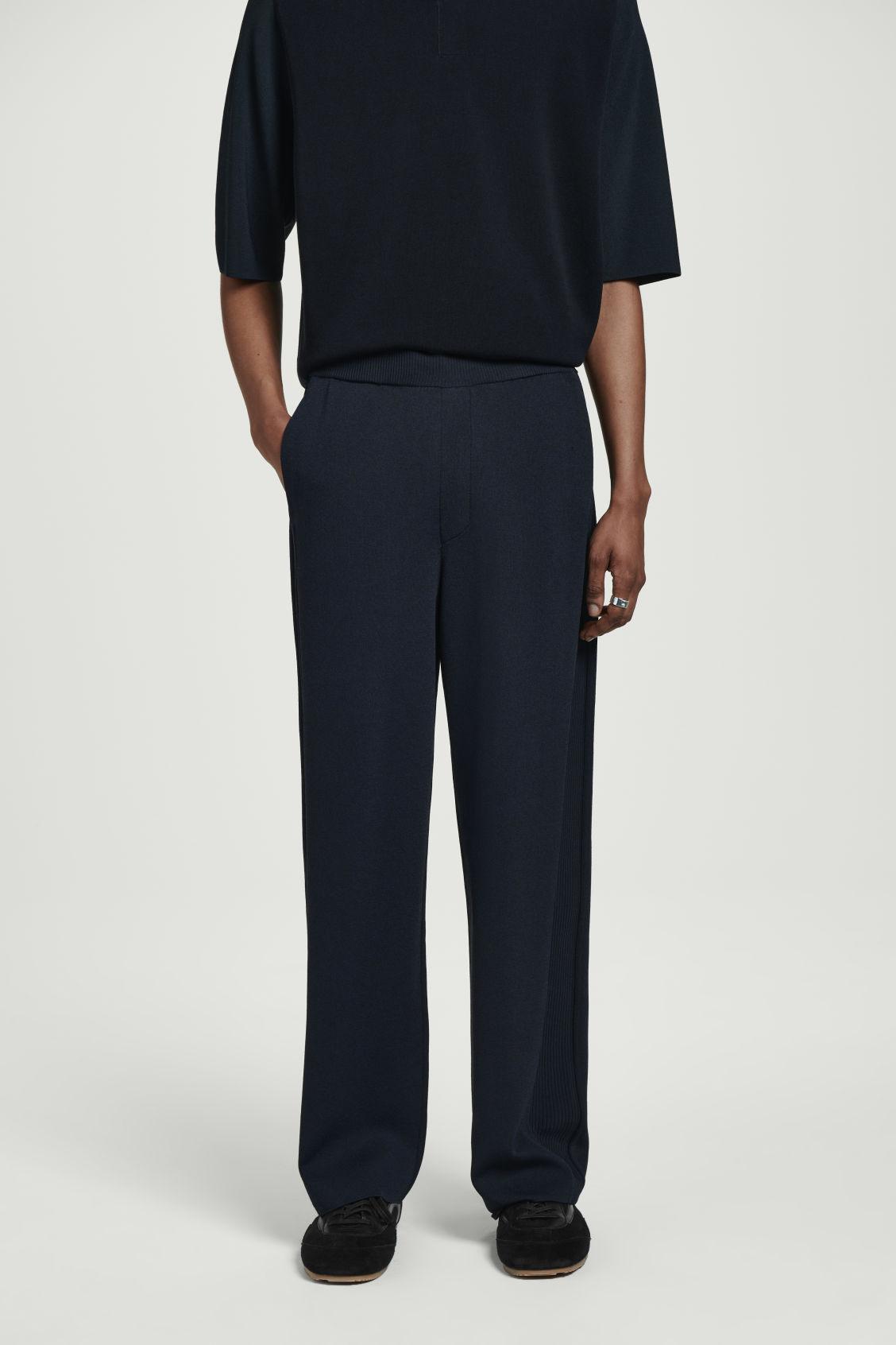 DOUBLE-FACED TRACK PANTS Product Image