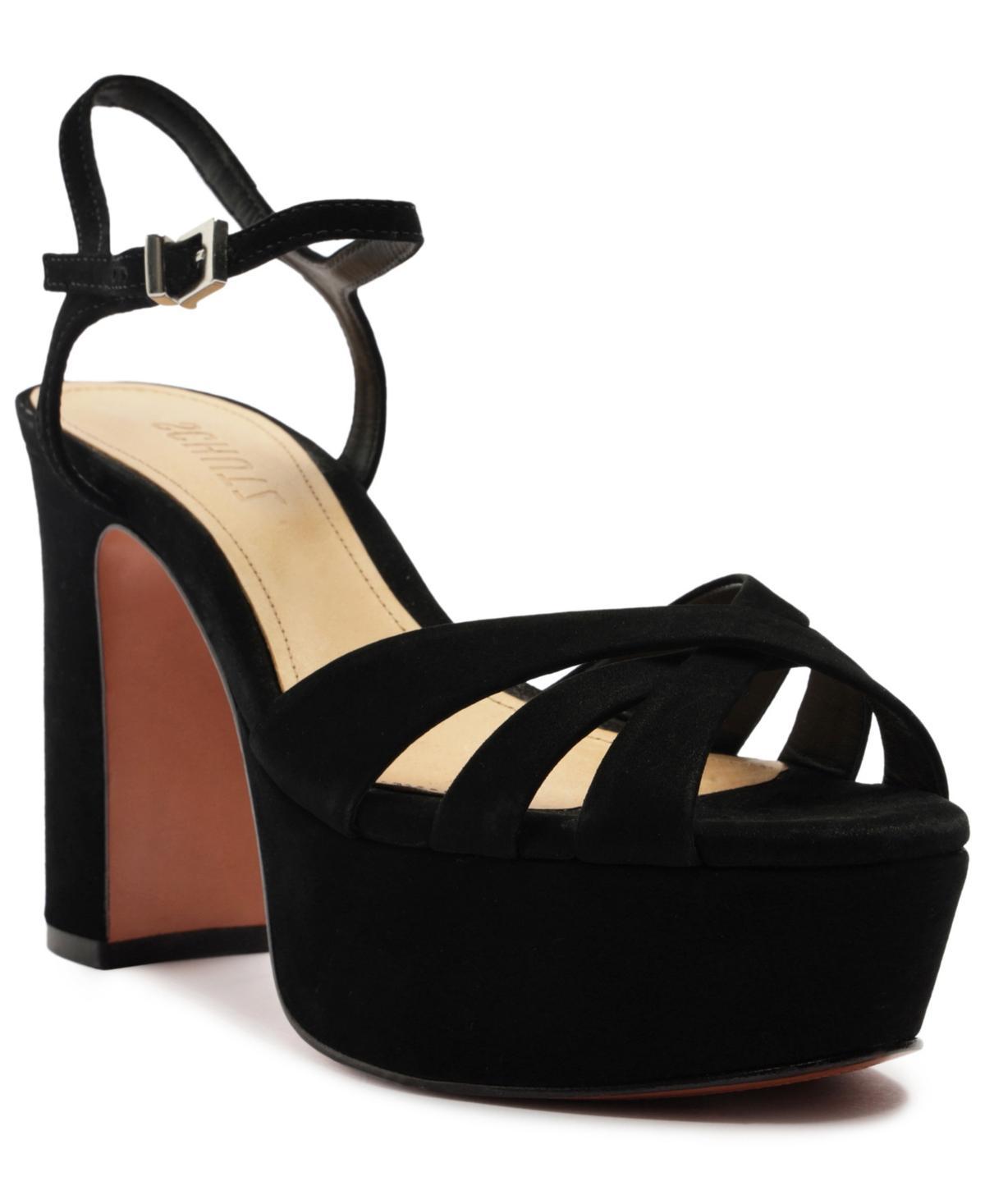Keefa Metallic Leather Platform Sandals Product Image