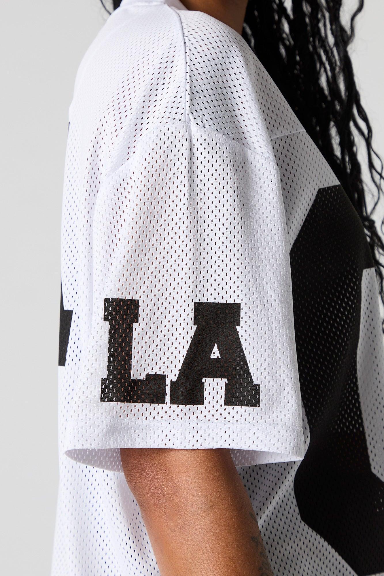 Mesh Graphic Football Jersey Female Product Image