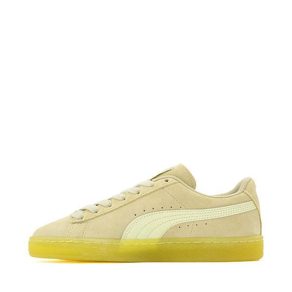 Womens PUMA Suede Translucent Athletic Shoe - Pistachio Green / Cool Cucumber Product Image