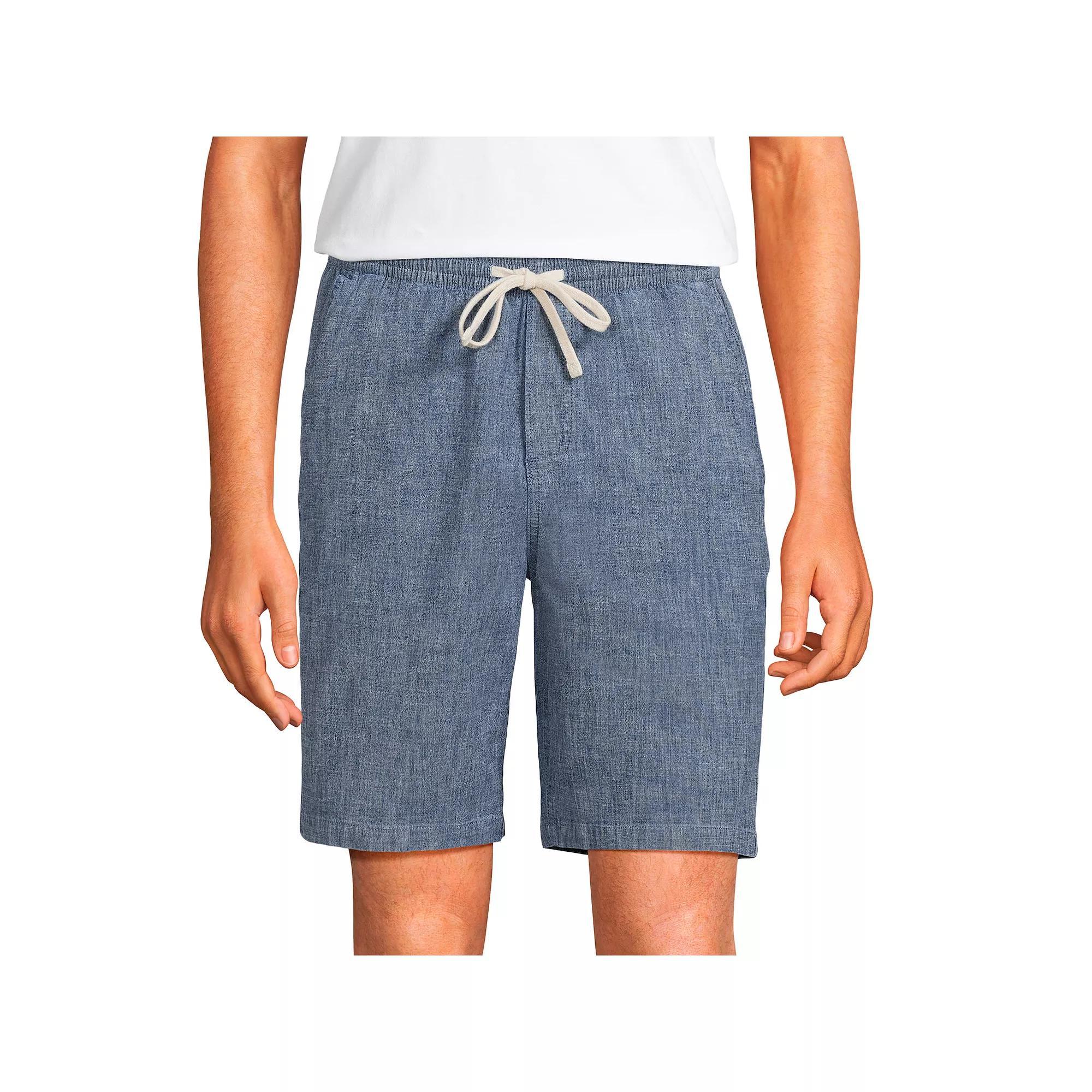 Men's Lands' End Pull-On Deck Shorts, Size: Large, Soft Pink Product Image