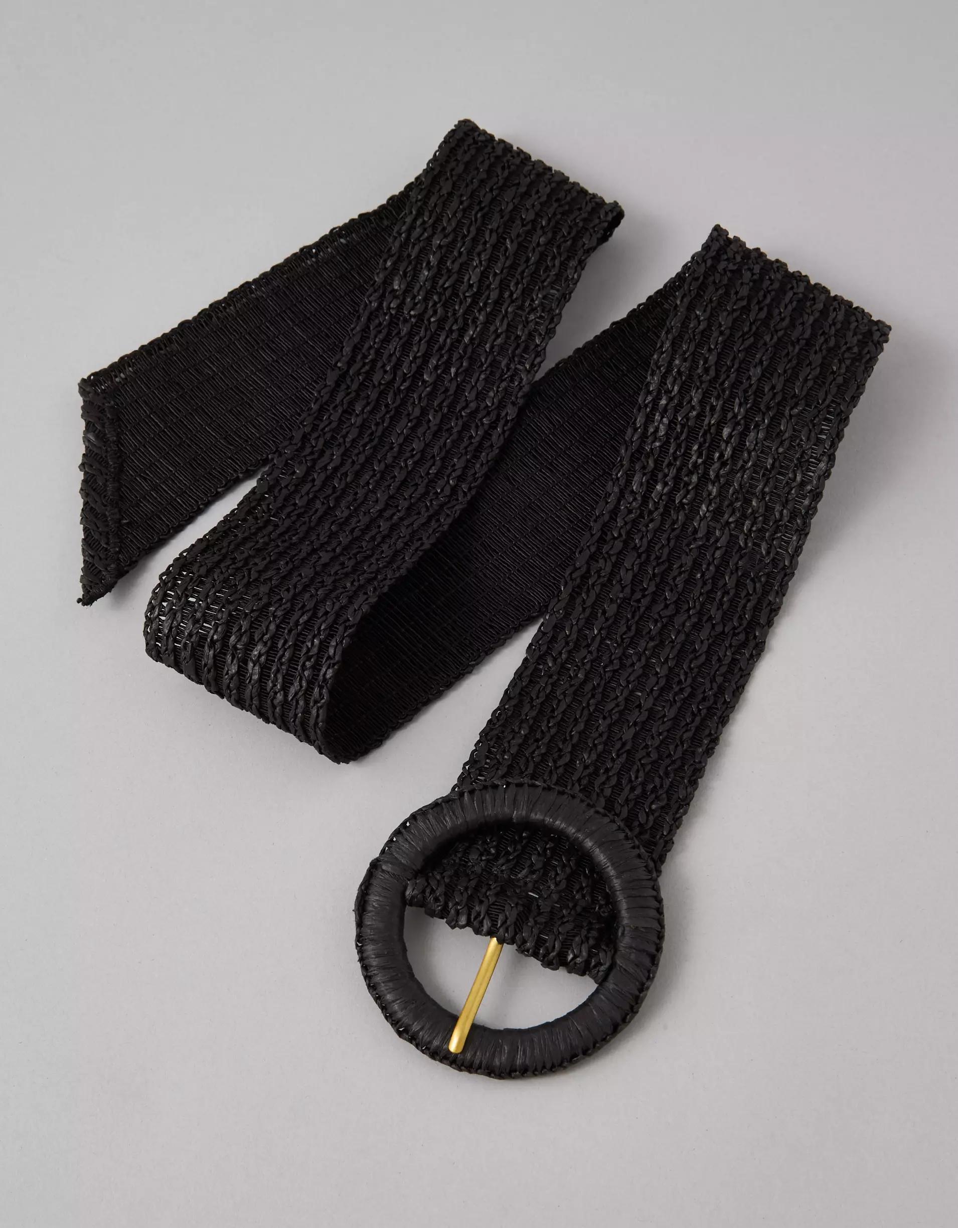 AE Wide Raffia Belt Product Image