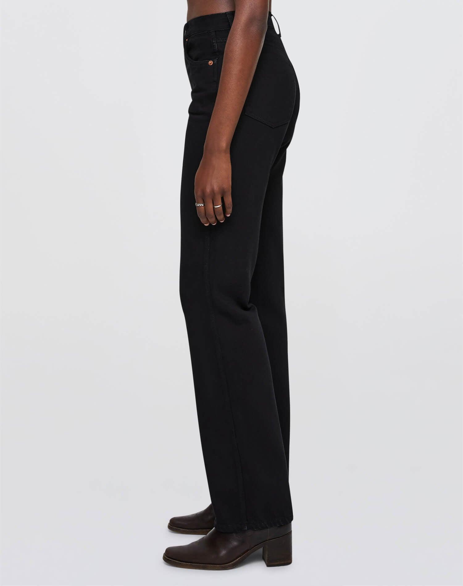 90s High Rise Loose - Black Product Image