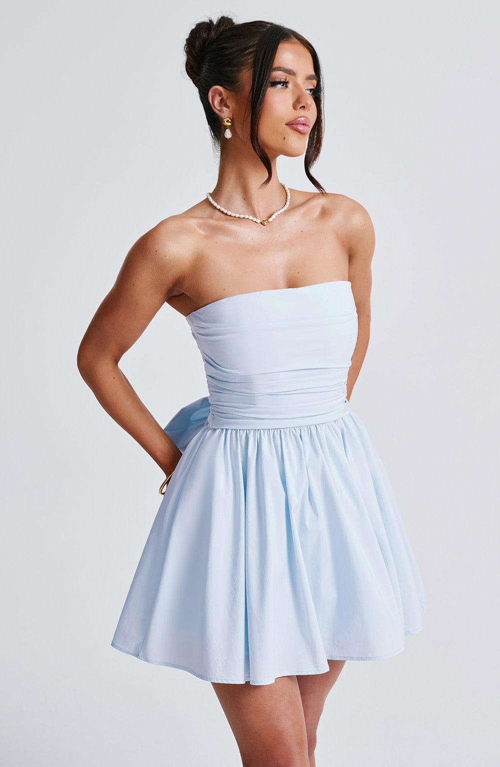 Katrina Mini Dress - Blue Product Image
