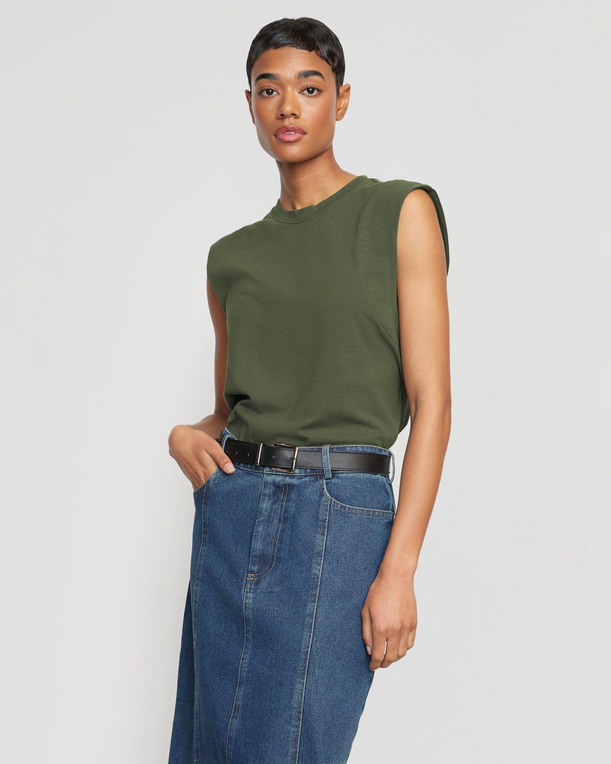 Nana Organic Cotton Structured-Shoulder Tee Product Image