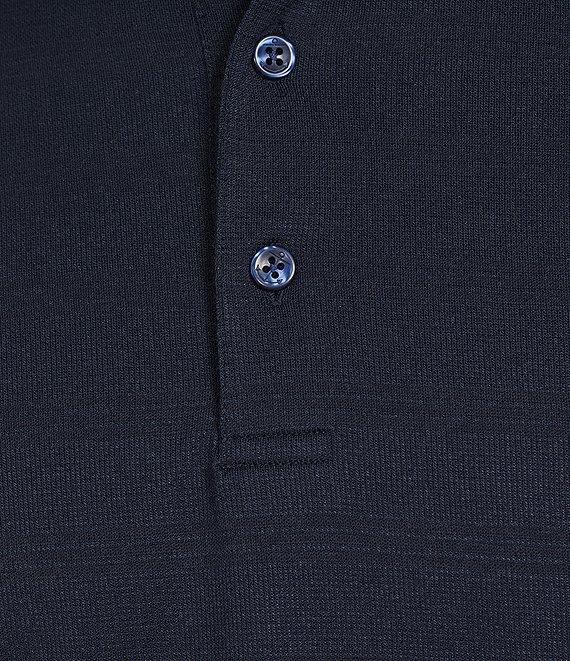 Cremieux Blue Label St. Tropez Collection Short Sleeve Solid Tonal Stripe Polo Shirt Product Image