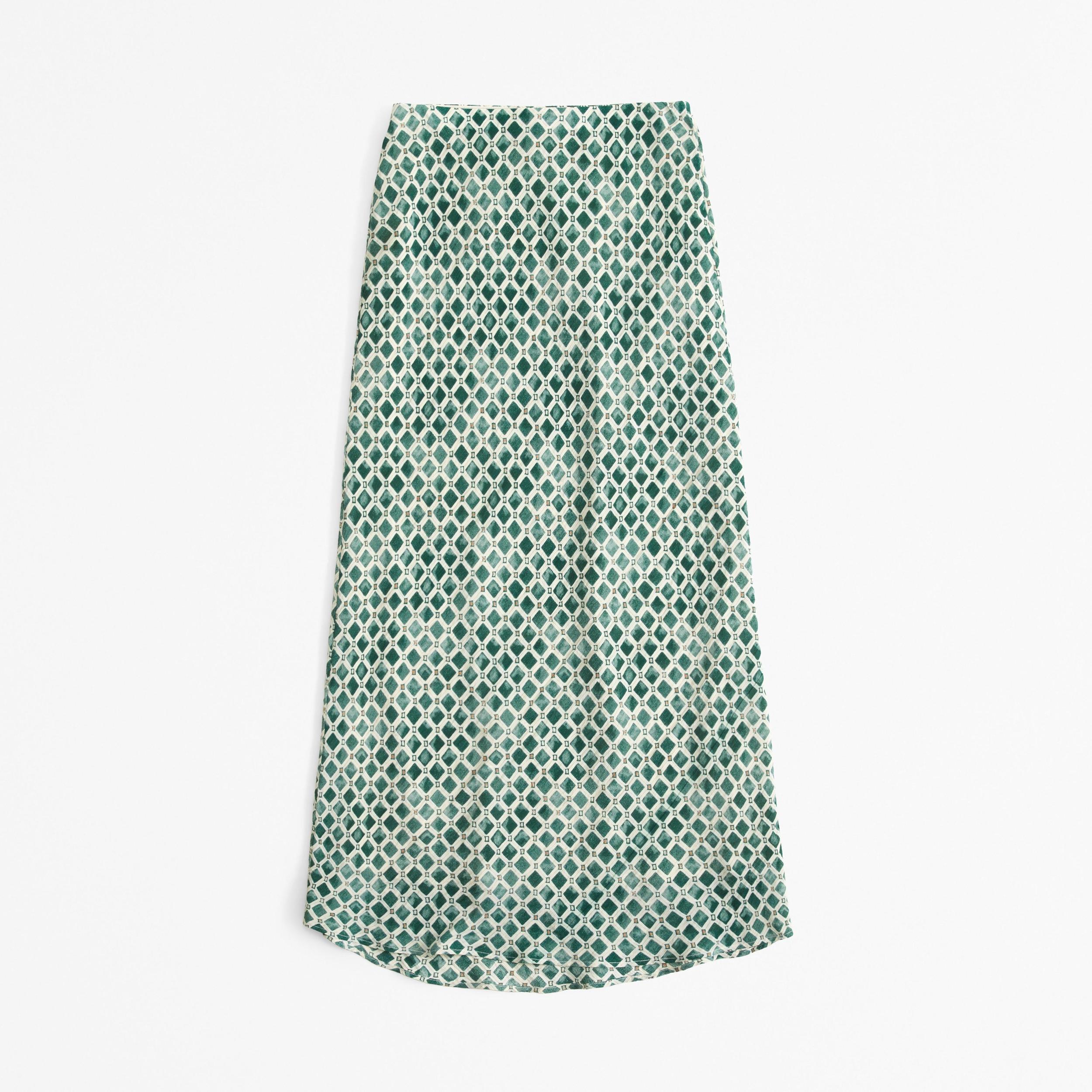 Crinkle Nylon Maxi Skirt Product Image