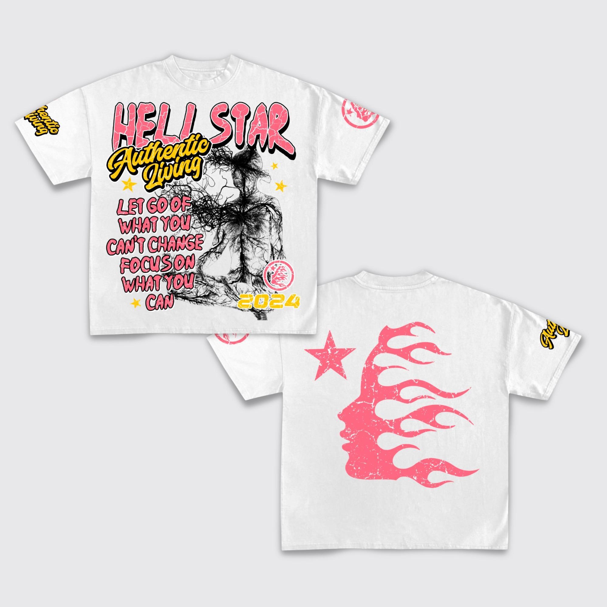 Real Wise Vintage Print Pattern Cotton T-Shirt Product Image