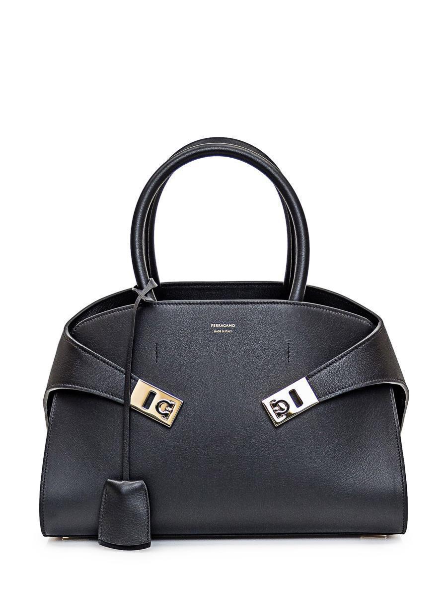 FERRAGAMO Salvatore  Logo Printed Tote Bag In Black Product Image