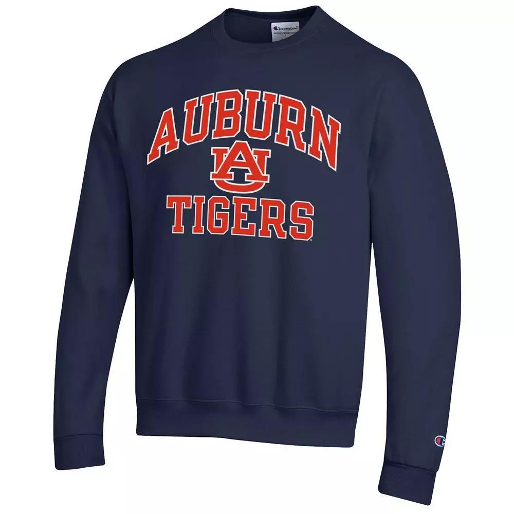 Men's Champion Navy Auburn Tigers High Motor Pullover Sweatshirt, Size: Large, Blue Product Image