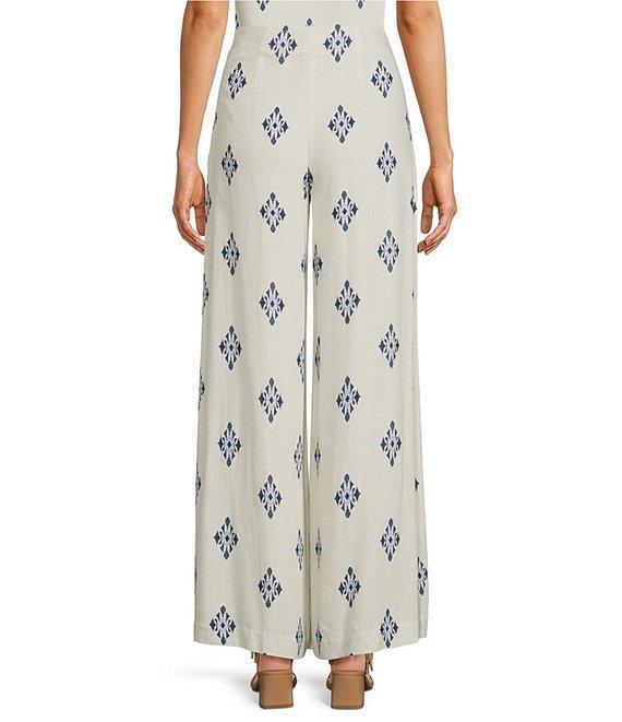 Alex Marie Coordinating Natalie Wide Leg Linen Blend Pants Product Image
