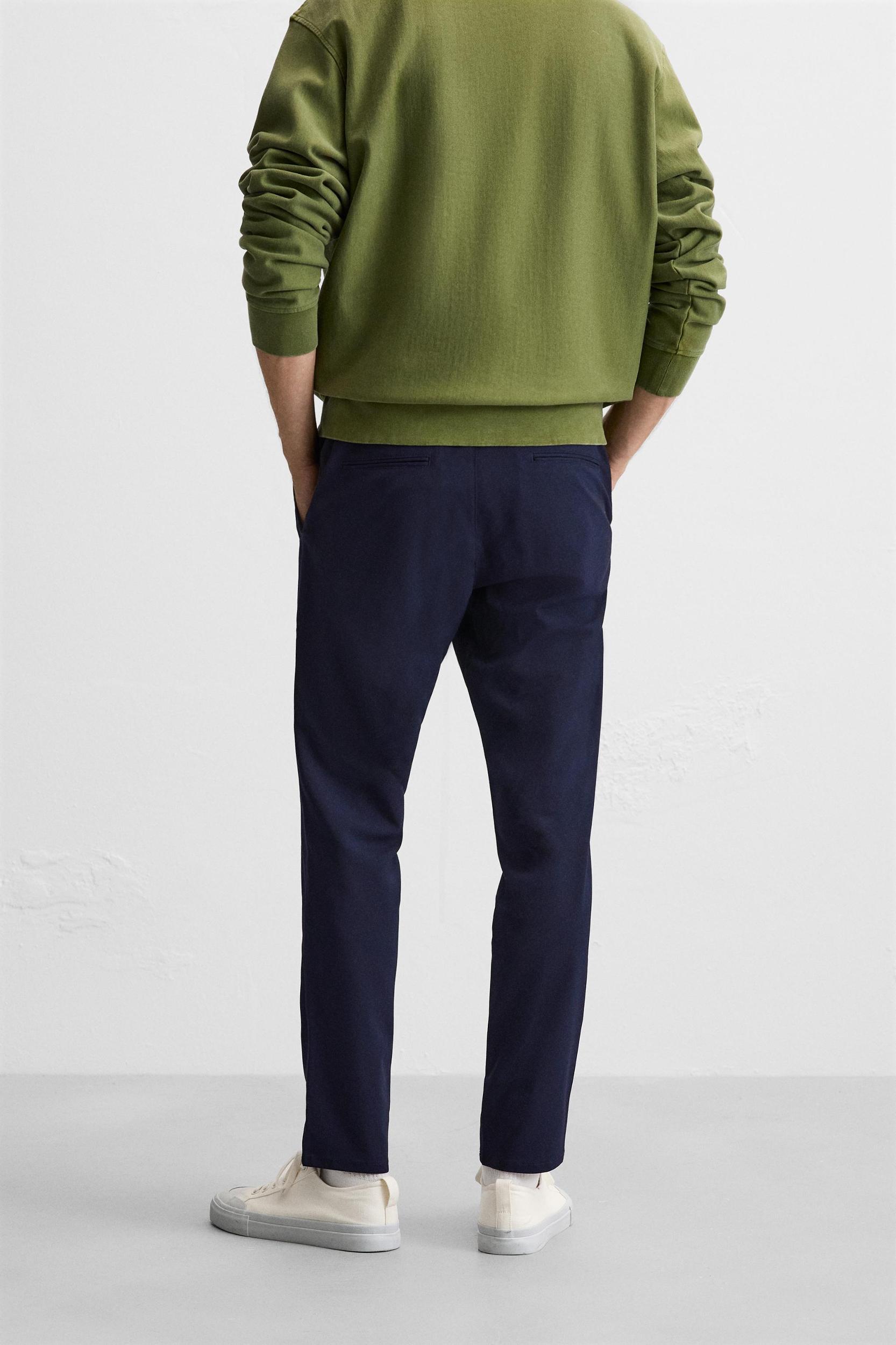 SLIM FIT STRETCH PANTS Product Image