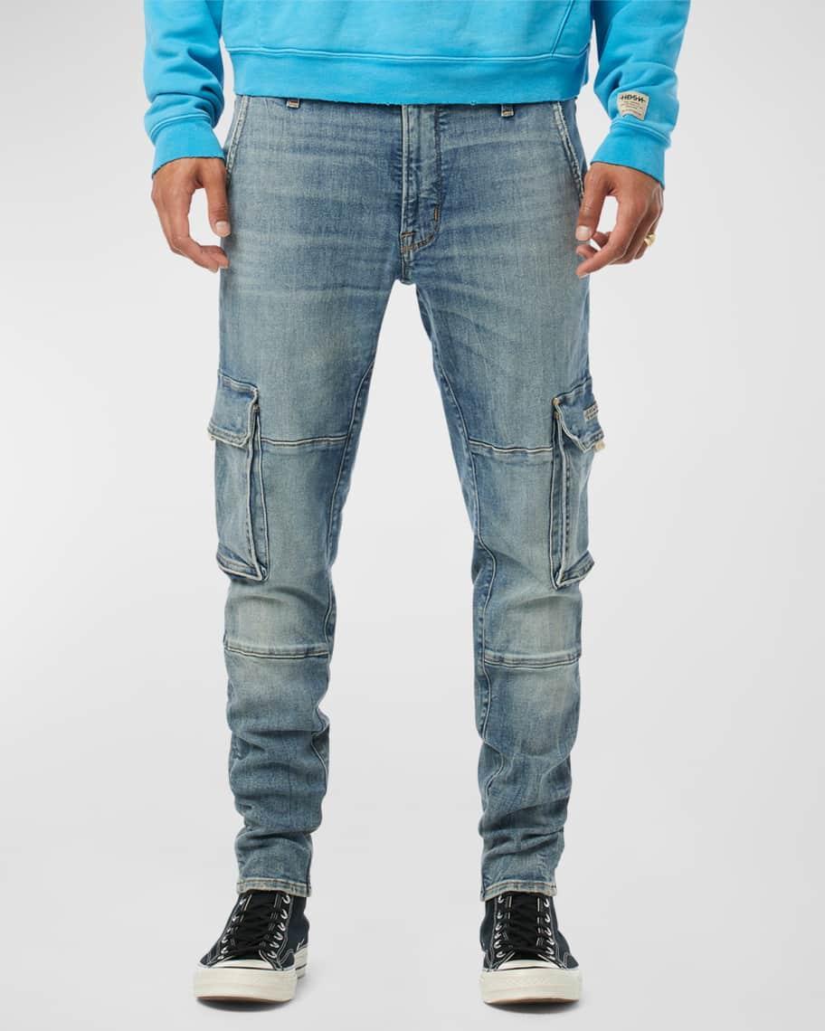 Men's Skinny Cargo Jeans Product Image